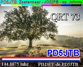 PD5JTB: 2022-09-06 de PI1DFT