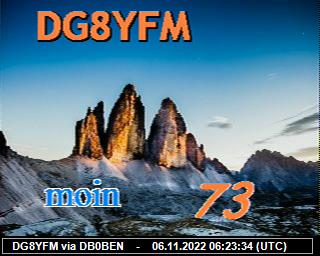 DG8YFM: 2022110606 de PI1DFT