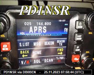 PD1NSR: 2023112507 de PI1DFT