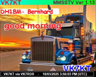 VK7KT: 2025031816 de DB0BEN