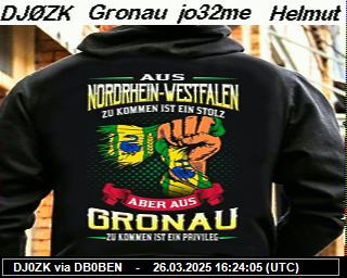 DJ0ZK: 2025032617 de PI1DFT