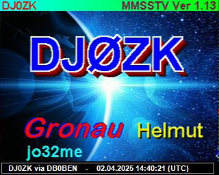DJ0ZK: 2025040216 de PI1DFT