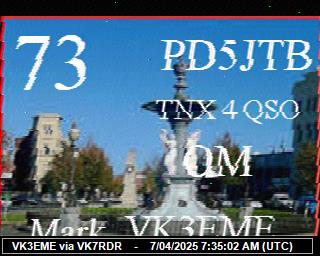 VK3EME: 2025040709 de PI1DFT