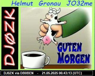DJ0ZK: 2025052108 de PI1DFT