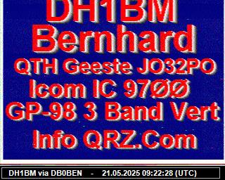 DH1BM: 2025052111 de PI1DFT