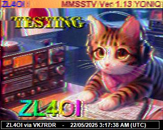 ZL4OI: 2025052205 de DB0BEN