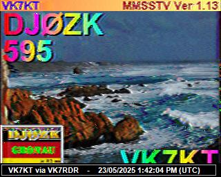 VK7KT: 2025052315 de DB0BEN