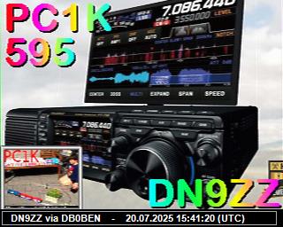 DN9ZZ: 2025072017 de DB0BEN