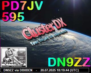 DN9ZZ: 2025072020 de DB0BEN