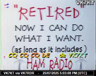 VK7KT: 2025072519 de DB0BEN