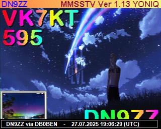 DN9ZZ: 2025072721 de DB0BEN