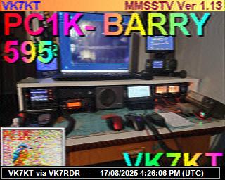 VK7KT: 2025081718 de DB0BEN