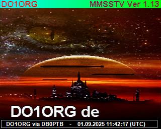 DO1ORG: 2025090113 de DB0BEN