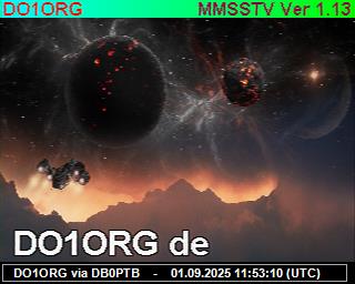 DO1ORG: 2025090113 de DB0BEN