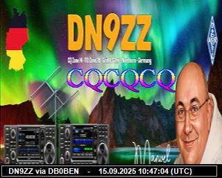 DN9ZZ: 2025091512 de DB0BEN