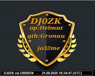 DJ0ZK: 2025092118 de PI1DFT
