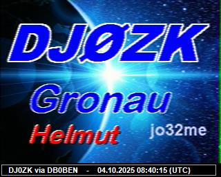 DJ0ZK: 2025100410 de PI1DFT