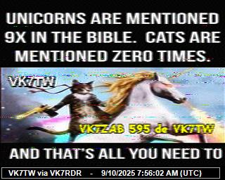 VK7TW: 2025100909 de DB0BEN