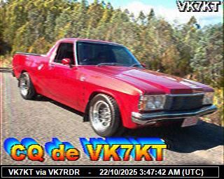 VK7KT: 2025102205 de DB0BEN