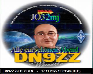 DN9ZZ: 2025111720 de DB0BEN