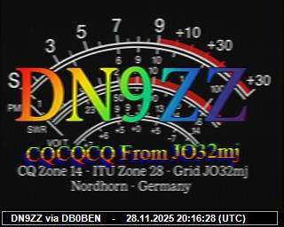 DN9ZZ: 2025112821 de DB0BEN