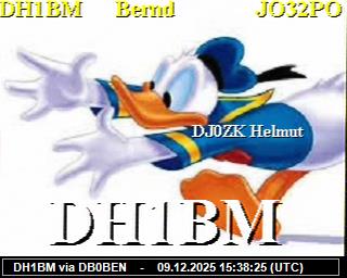 DH1BM: 2025120916 de PI1DFT