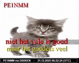 PE1NMM: 2025122107 de DB0BEN