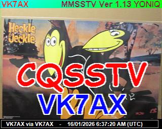 VK7AX: 2026011607 de PI1DFT