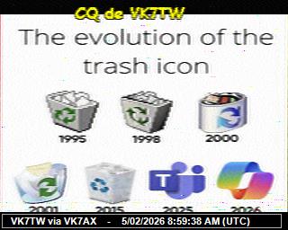 VK7TW: 2026020510 de PI1DFT