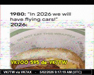 VK7TW: 2026020510 de PI1DFT