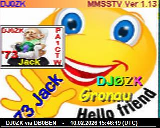 DJ0ZK: 2026021016 de PI1DFT