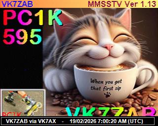 VK7ZAB: 2026021908 de PI1DFT