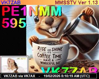 VK7ZAB: 2026021909 de PI1DFT