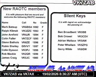 VK7ZAB: 2026021909 de PI1DFT