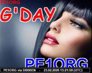 PE1ORG: 2026022314 de DB0BEN