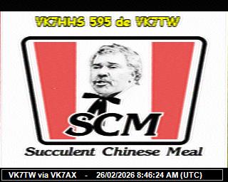 VK7TW: 2026022609 de PI1DFT