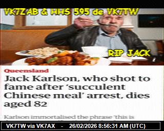 VK7TW: 2026022609 de PI1DFT