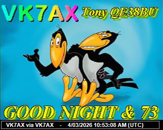 VK7AX: 2026030411 de DB0BEN