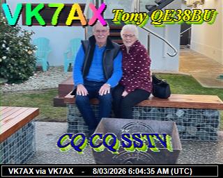 VK7AX: 2026030807 de DB0BEN