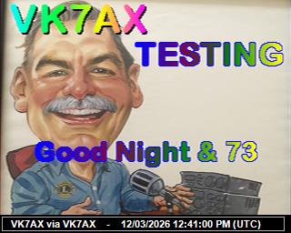 VK7AX: 2026031213 de DB0BEN