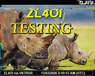 ZL4OI: 2026031303 de DB0BEN