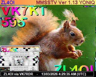 ZL4OI: 2026031305 de DB0BEN