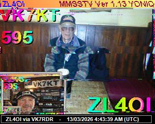 ZL4OI: 2026031305 de DB0BEN