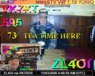 ZL4OI: 2026031305 de DB0BEN