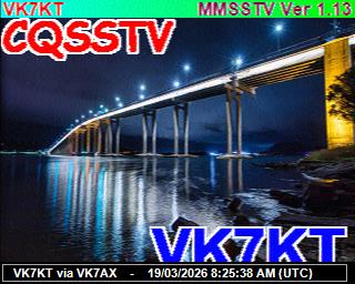 VK7AX: 2026031909 de DB0BEN