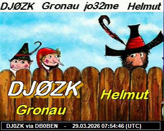 DJ0ZK: 2026032909 de PI1DFT