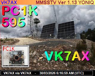 VK7AX: 2026033008 de DB0BEN
