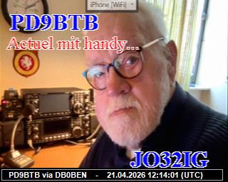 PA0BVD: 2026042114 de DB0BEN