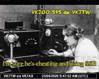 VK7TW: 2026042311 de DB0BEN