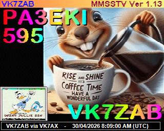 VK7ZAB: 2026043010 de DB0BEN